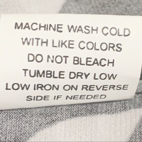 NWT Elementz Leaf Print Black & White Button Blouse — Size MP - Picture 7 of 8